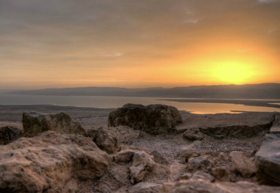 Sonnenaufgang auf Massada