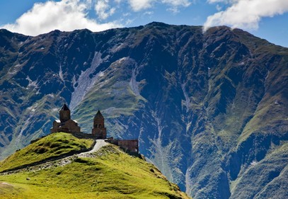Kazbegi und Gergeti